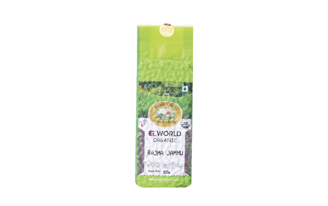 Elworld Organic Rajma Jammu    Pack  500 grams